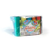 Губка д/посуды "GLARE"с абразивом макси 5шт.                                                                                                                                                            