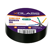 Изолента X Glass ПВХ 19мм*20м, черная                                                                                                                                                                   