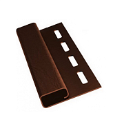 Планка финишная 3м коричневая                                                                                                                                                                           