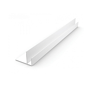 Профиль "F" для панелей 8мм 3,0м "Идеал Ламини", 001 Белый П8-Ф 001 БЕЛ                                                                                                                                 