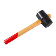 Киянка резиновая, деревянная рукоятка 230г (38-6-103)                                                                                                                                                   