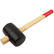 Киянка резиновая 400 г деревянная ручка (2542400)                                                                                                                                                       