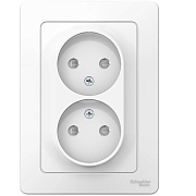 Розетка 2-м CП Blanca 16А IP20 250В б/зазем. защ. шторки бел. BLNRS000121                                                                                                                               
