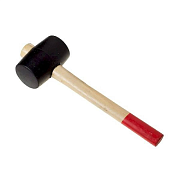 Киянка резиновая, деревянная рукоятка 680г (38-6-109)                                                                                                                                                   
