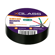 Изолента X Glass ПВХ 15мм*20м,  черная                                                                                                                                                                  