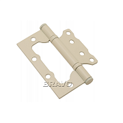 Петля без врезки стальная Bravo F-4-2BB 100*75*2,5 I Слоновая кость (055-0189)                                                                                                                          