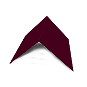 Конек плоский 150х150х2000 RAL3005 (красное вино)                                                                                                                                                       