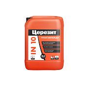 Грунт ЦЕРЕЗИТ Интерьер IN10 10л                                                                                                                                                                         