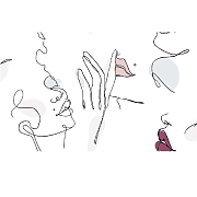 Обои виниловые на флизелиновой основе горячего тиснения 10,05х1,06м Mademoiselle (60616-03)                                                                                                             