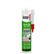 Герметик KUDO силиконовый санитарный RAL 7016 антрацитовый серый 280 мл KSK-124                                                                                                                         