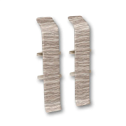 Соединитель для плинтуса 70мм "Деконика", 229 Дуб латте (Д-П70-С 229 ДУБ ЛАТ)                                                                                                                           