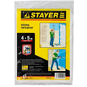 Пленка укрывная, 4 м х 5 м, 7 мкм STAYER  STANDARD (1225-07-05)                                                                                                                                         