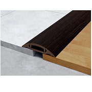 Порог с монтажным каналом 36мм 0,9м "Идеал", 301 Венге                                                                                                                                                  