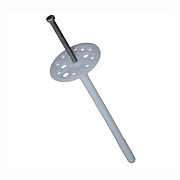 Дюбель д/теплоизоляции "гриб" 10х180мм с металлическим стержнем                                                                                                                                         