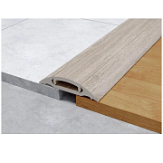 Порог с монтажным каналом 36мм 0,9м "Идеал", 203 Дуб беленый                                                                                                                                            