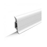 Плинтус ИДЕАЛ КЛАССИК 70мм 2,2м, №001 Белый (К-П70п 001 БЕЛ)                                                                                                                                            