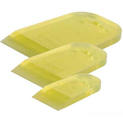 Набор STAYER "MASTER" шпатели резиновые, прозрачные 3шт: 40, 60, 80мм (10155-Н3_z01)                                                                                                                    