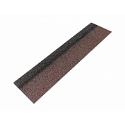 Гибкая черепица, коньково-карнизная, Коричневый оптима 250х1000мм (20шт/уп, 5м2) 4К4Е21-1200RUS                                                                                                         