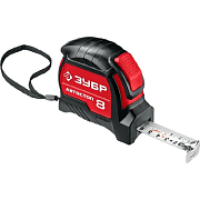 Рулетка ЗУБР "ЭКСПЕРТ" двухкомпонентный корпус, автостоп, 8х25мм (34052-08-25)                                                                                                                          