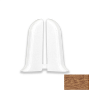 Заглушка ИДЕАЛ КОМФОРТ 55мм пара №206 (Дуб коньячный, 25шт/уп) К-П55-Тп 206 ДУБ КНЧ                                                                                                                     