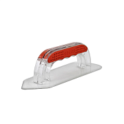 Кельма штукатура прозрачная угловая 222х84мм DECOR (640-222)                                                                                                                                            