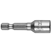 Биты ЗУБР "МАСТЕР" с торцевой головкой, магнитные Cr-V, Е 1/4, 13х45мм,2 шт ( 26392-13-02)                                                                                                              