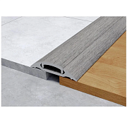 Порог с монтажным каналом 36мм 0,9м "Идеал", 210 Дуб пепельный                                                                                                                                          