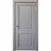 Дверь межкомнатная ДЕКАНТО 1 (Barhat grey, глухая, черн. вставка, 800х2000)                                                                                                                             