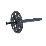 Дюбель д/теплоизоляции "гриб" 10х160мм с металлическим стержнем                                                                                                                                         