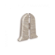 Заглушка ИДЕАЛ КЛАССИК для плинтуса 70мм (пара), №253 Ясень серый (К-П70-Тп 253 ЯСН СЕР)                                                                                                                