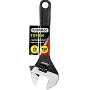 Ключ разводной ТОР, 150/20мм, MIRAX (27250-15)                                                                                                                                                          