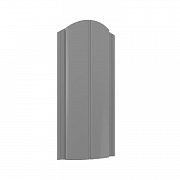 Штакетник Bordex edge 0,40х92х1500 RAL 7004 (серый) верх полукруглый                                                                                                                                    