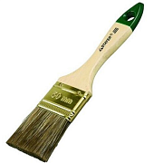 Кисть плоская STAYER "LASUR-STANDART" смешан (натур и искусств) щетина дерев. ручка 38 мм (01031-38)                                                                                                    
