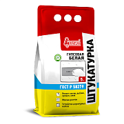 Штукатурка гипсовая белая 5кг "Старатели"                                                                                                                                                               