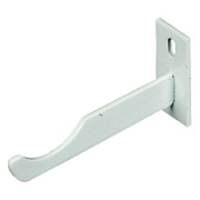 Кронштейн усиленный для чугунных радиаторов L=130 белый                                                                                                                                                 