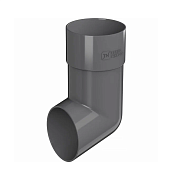 Слив трубы ТН ПВХ серый ф82                                                                                                                                                                             