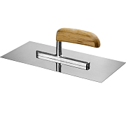 Гладилка ЗУБР ЭКСПЕРТ Швейцарская нержавеющая с деревянной ручкой, 130х480мм (0807)                                                                                                                     