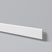 Плинтус NMC FL1 Wallstyl 80*12*2000 белый под покраску                                                                                                                                                  