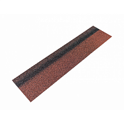 Гибкая черепица, коньково-карнизная, Красный оптима 250х1000мм (20шт/уп, 5м2) 4К4Е21-1201RUS                                                                                                            