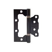 Петля накладная без врезки АЛЛЮР 100х75 2BB BL КОРОБКА 2,5мм матовый черный (14532)                                                                                                                     