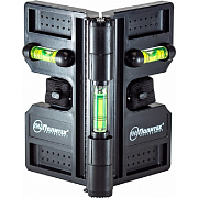 Уровень угловой магнит.3глазка,пластмас.Политех 6022220                                                                                                                                                 