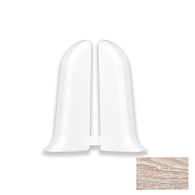 Заглушка ИДЕАЛ КОМФОРТ 55мм пара №254 (Ясень светлый, 25шт/уп) К-П55-Тп 254 ЯСН СВТ                                                                                                                     