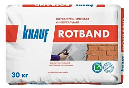 Штукатурка гипсовая Ротбанд "КНАУФ" 30 кг                                                                                                                                                               