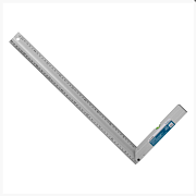 Угольник алюминиевый литой с уровнем,1 акриловый глазок, двусторонняя разметка в см, 500мм(15-3-050)                                                                                                    