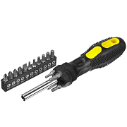 Набор STAYER "MASTER" Отвертка-битодержатель, биты 25мм 15шт, 16 предметов (2545-Н5_z01)                                                                                                                