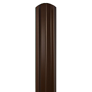 Штакетник Bordex edge 0,35х92х1500 RAL 8017 (коричневый) верх полукруглый                                                                                                                               