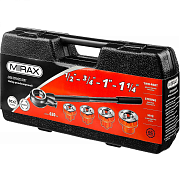 Набор клуппов MIRAX №4 с трещеткой (28240-Н4)                                                                                                                                                           