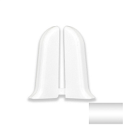 Заглушка ИДЕАЛ КОМФОРТ 55мм пара №081 (Металлик, 25шт/уп) К-П55-Тп 081 МЕТ СРБ                                                                                                                          