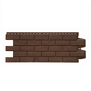 Фасадная панель GL Standart состаренный кирпич (моноцвет) 0,995х0,39 - КОРИЧНЕВЫЙ                                                                                                                       