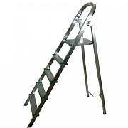 Стремянка металлическая, оцинкованная 5 ступеней (арт. М6005) (Вариант77)                                                                                                                               